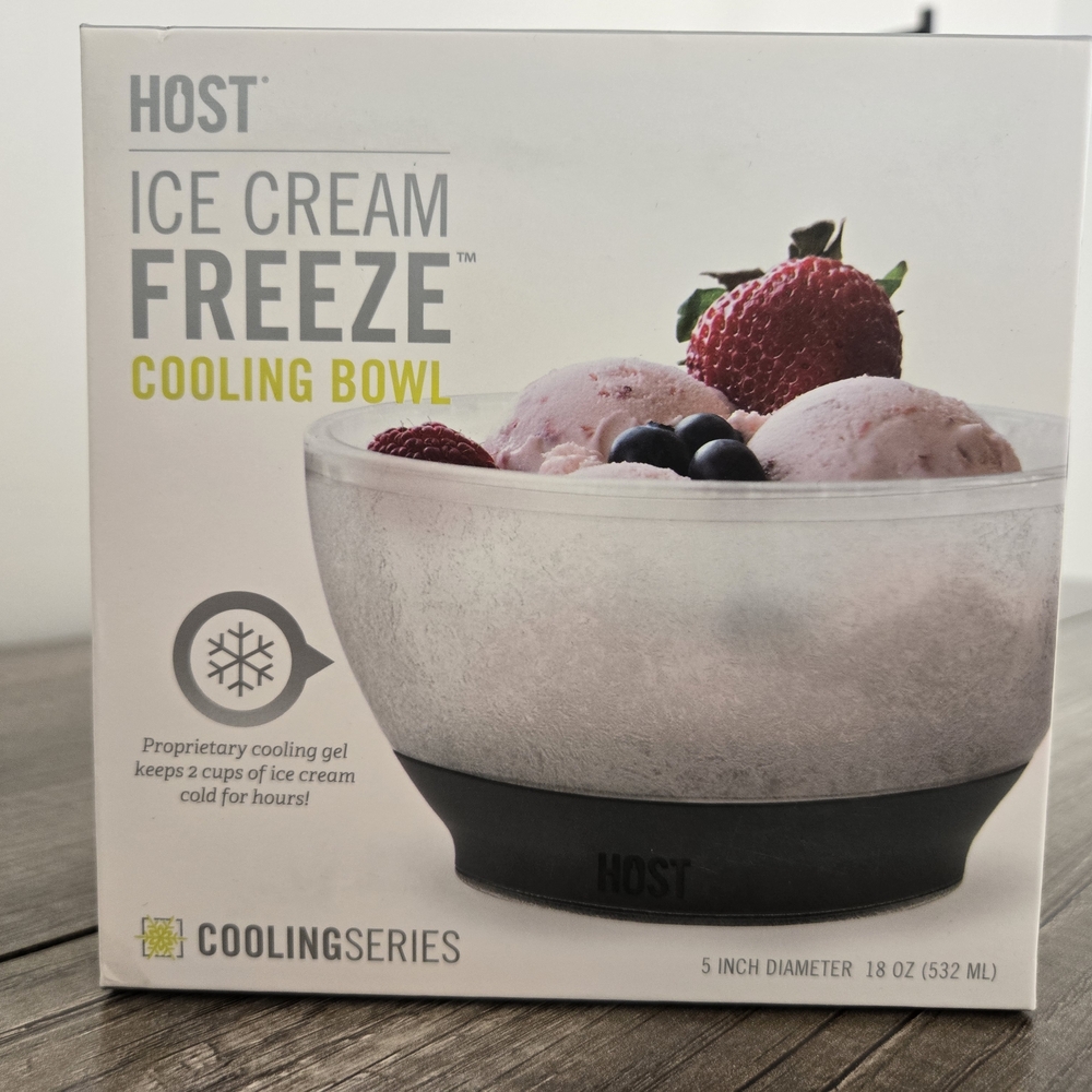 HOST Ice Cream Freeze Cooling Bowl – Keeps Ice Cream Cold 🍦❄️ | New in Box